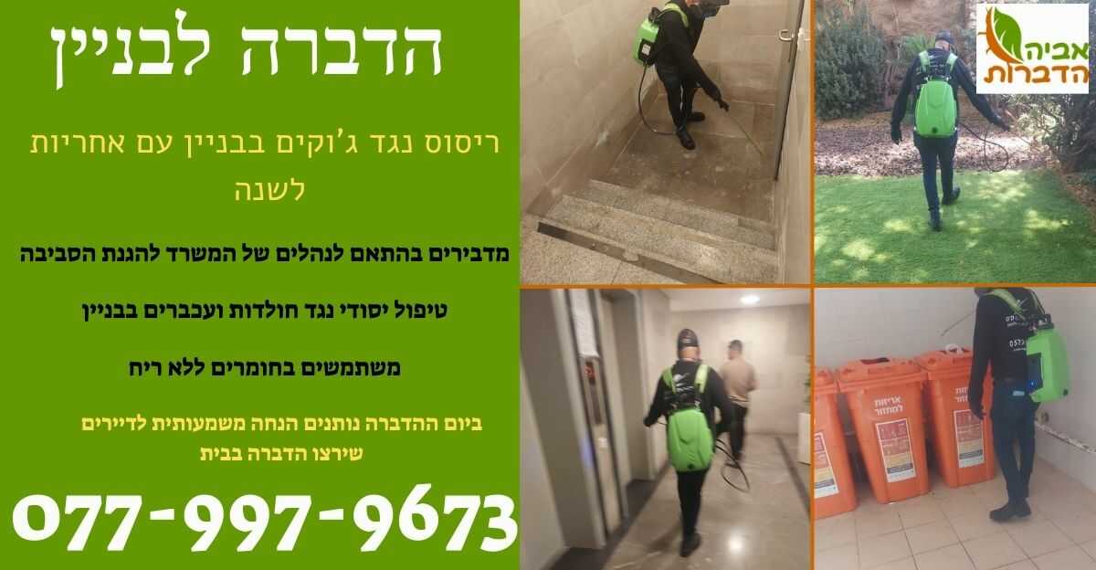 הדברה לבניין